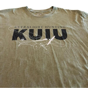 KUIU Ultralight Hunting Shirt Graphic Mens SZ XL Plane Outdoor Olive Green